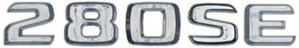 Mercedes S Serisi W140 1991-1998 280 SE Bagaj Yazısı