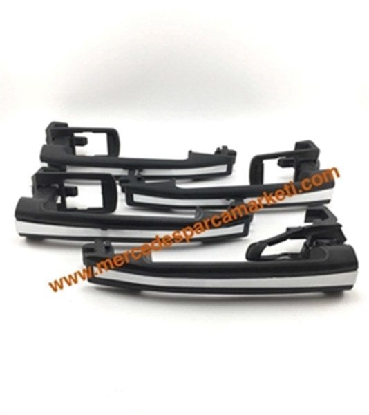 Mercedes E Serisi W124 Kasa 1984-1995 Kapı Kolu Nikelajlı Set