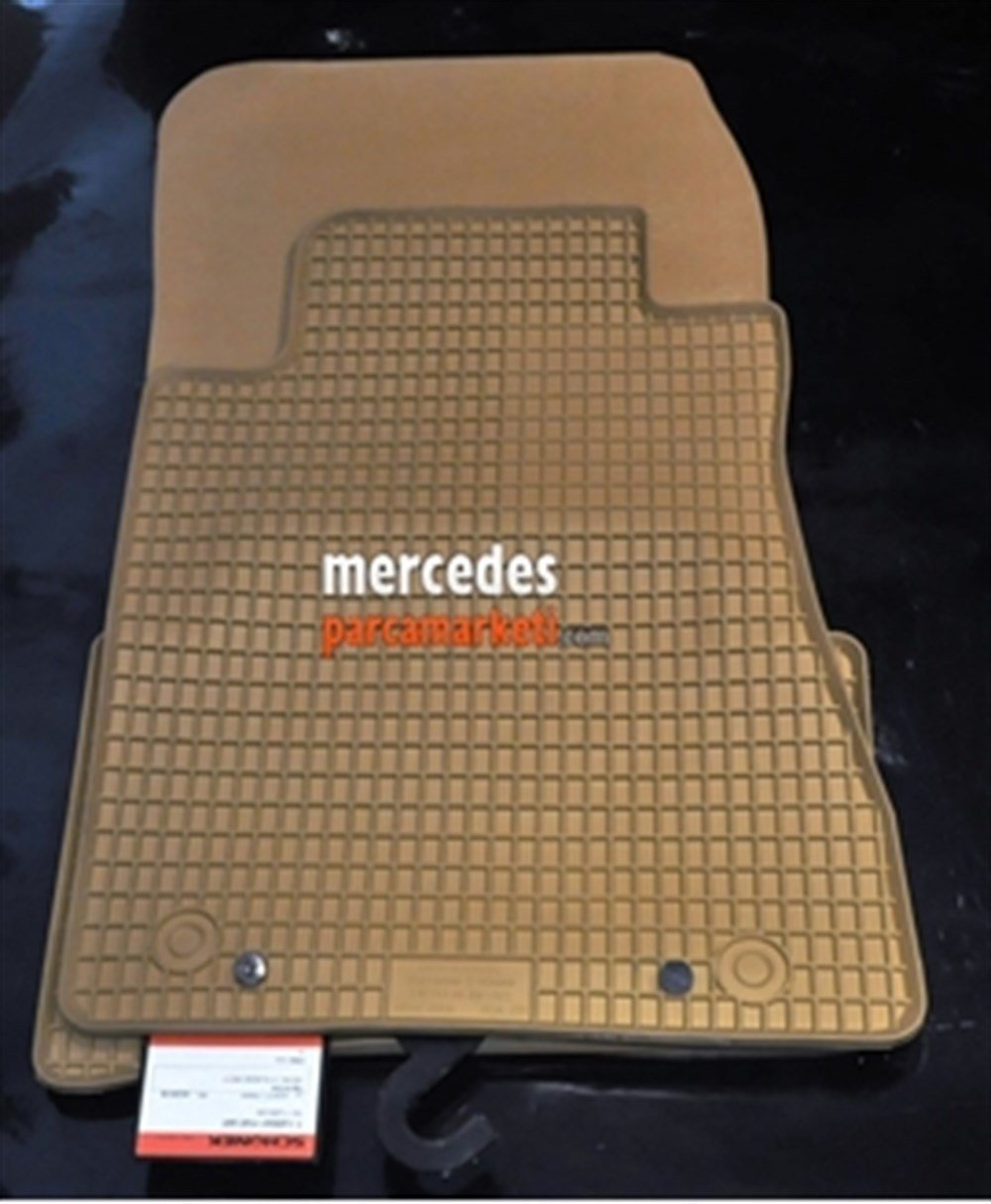 Mercedes E Serisi W124 Kasa Sarı Yarım Havuzlu Kauçuk Paspas
