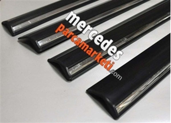 Mercedes W123 Kasa (1976-1985) Marşpiyel Çıtası Nikelaj Takım