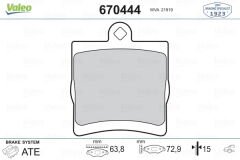 Mercedes E Serisi W210 1996-2002 Tek Pim Arka Fren Balatası