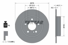 Mercedes W117 CLA Serisi - W176 A Serisi - W246 B Serisi Arka Fren Disk Takım