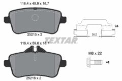 Mercedes W166 ML Serisi Arka Fren Balatası