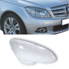 Mercedes W204 C Serisi Far Camı Sağ 2007 - 2010