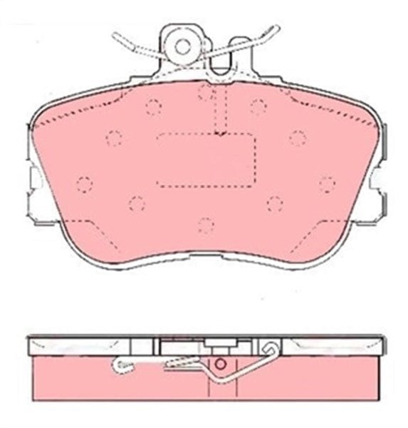 Mercedes C Serisi W202 C Serisi 1994-1999 Ön Fren Balatası