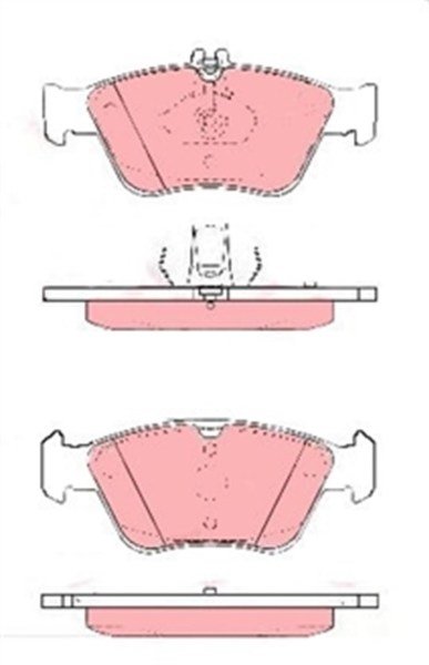 Mercedes SLK Serisi W210 E - W208 CLK - W170 Ön Fren Balatası