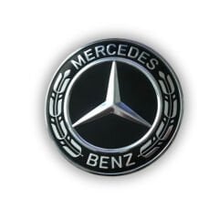 Mercedes C Serisi W205 - E Serisi W212 - E Serisi W213 Kaput Yıldızı Kapak Tip Siyah | A0008173305