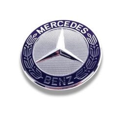 Mercedes C Serisi W205 - E Serisi W212 - E Serisi W213 Kaput Yıldızı Kapak Tip Mavi | A2128170316