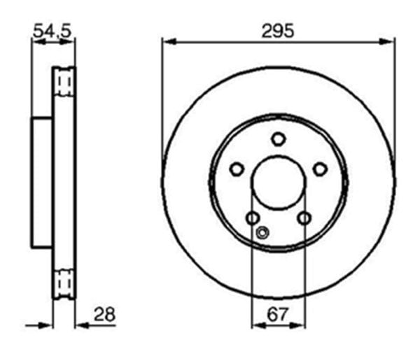 Mercedes E Serisi W211 E Serisi 2002-2009 Ön Fren Diski Takım