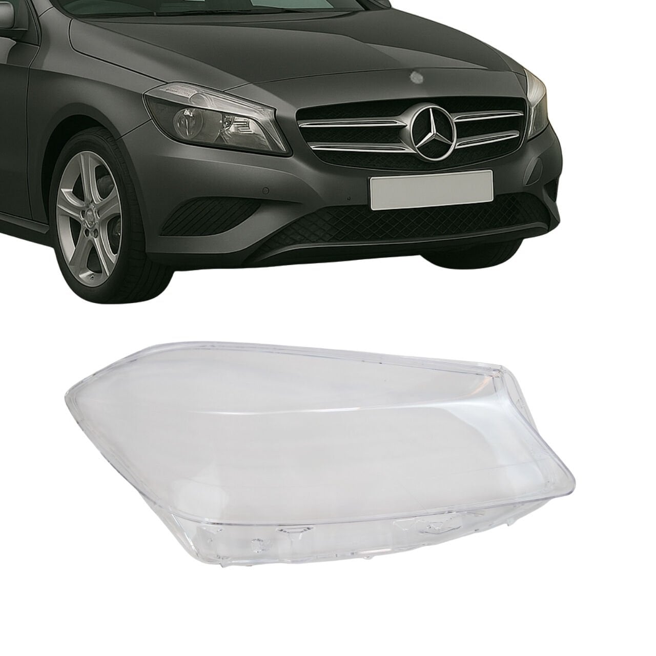 Mercedes W176 A Serisi Xenon Far Camı Sağ 2012 - 2014 | A1768202861