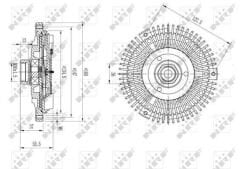 Mercedes C Serisi - E Serisi 111 Motor Fan Termiği | NRF 49673