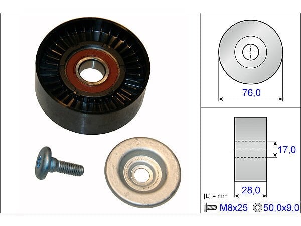Mercedes CLK Serisi 271 Motor V Kayış Gergi Kasnağı