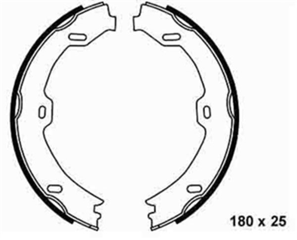 Mercedes SL Serisi W211 E - W219 CLS - W230 SL El Fren Balatası