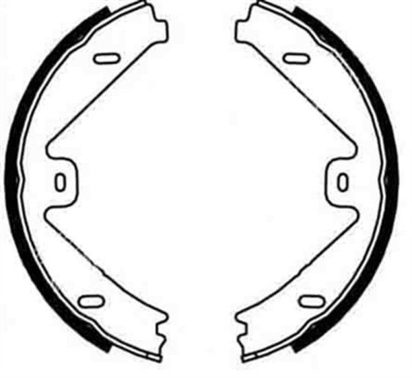 Mercedes E Serisi W212 E Serisi-X204 GLK Serisi El Fren Balatası