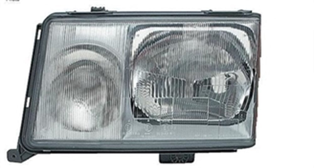 Mercedes W124 Kasa (1984-1993) Sağ (Parlak Plastik) Far Lambası