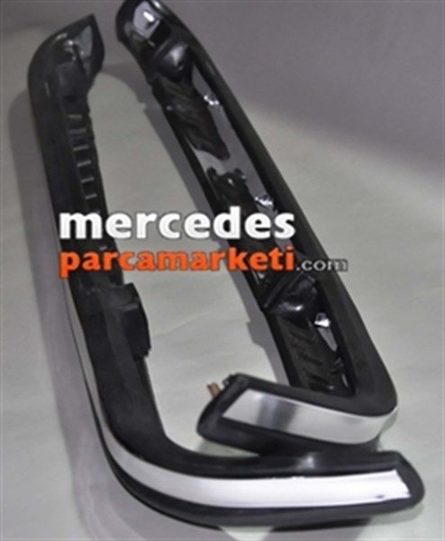 Mercedes W123 (1976-1985) Stop Alt Çıtası Nikelaj Takım