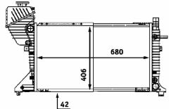 Mercedes Sprinter 1995-2006 313 Cdi Motor Su Radyatörü