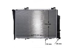 Mercedes W202 C180 C200 W170 SLK 200 Motor Su Radyatörü