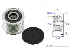 Mercedes 611 Cdi 646 Cdi Motor Şarj Dinamo Kasnağı F-235968