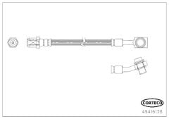 Mercedes C Serisi W205 C Serisi W213 E Serisi Arka Fren Hortumu
